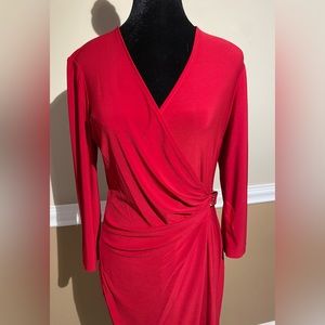 Anne Klein gorgeous red dress. Size 6.
